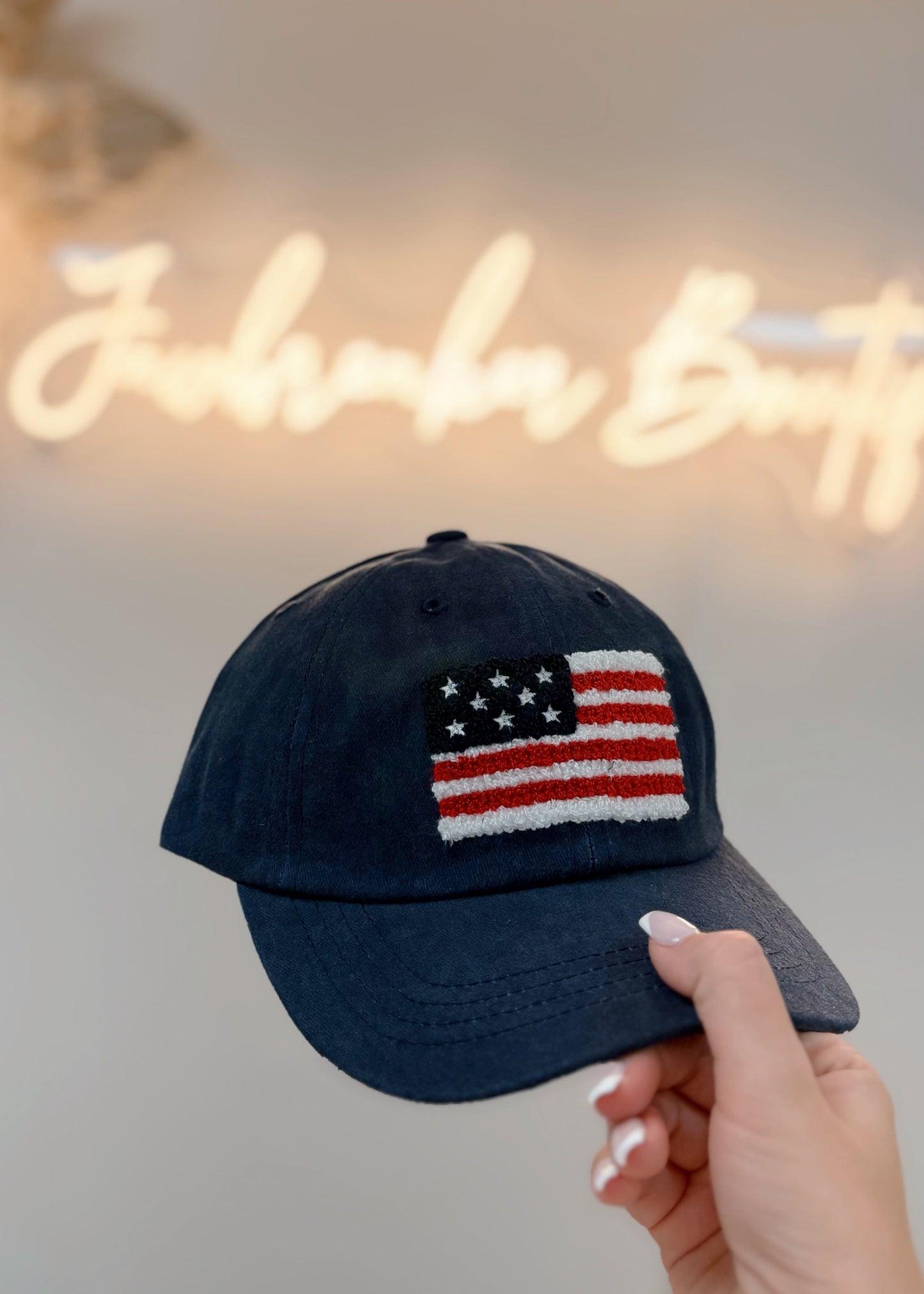 American Flag Baseball Cap