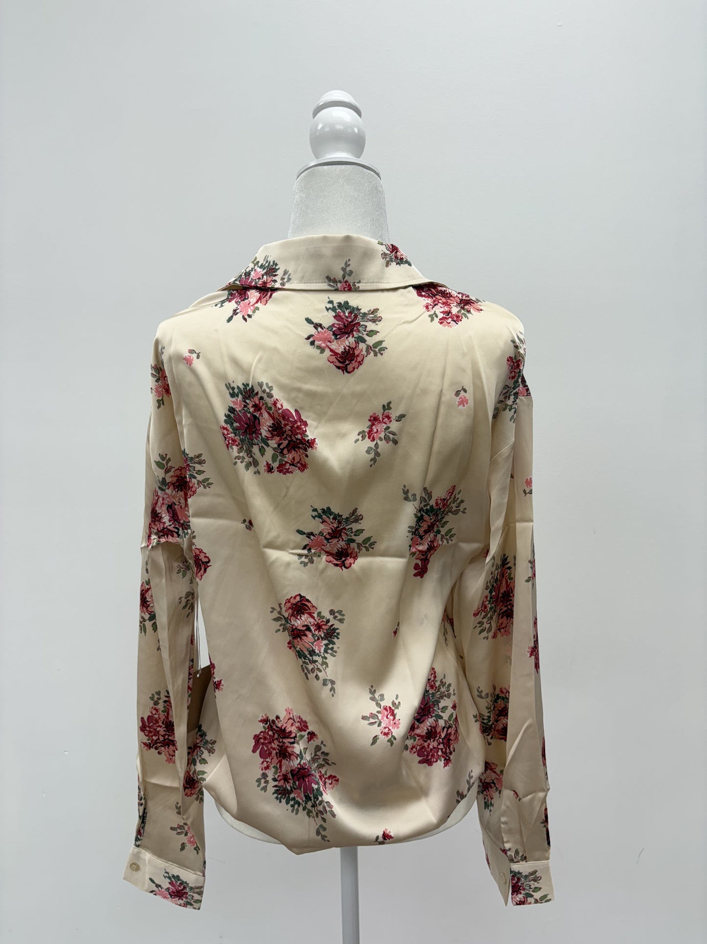 Flower Power Satin Shirt