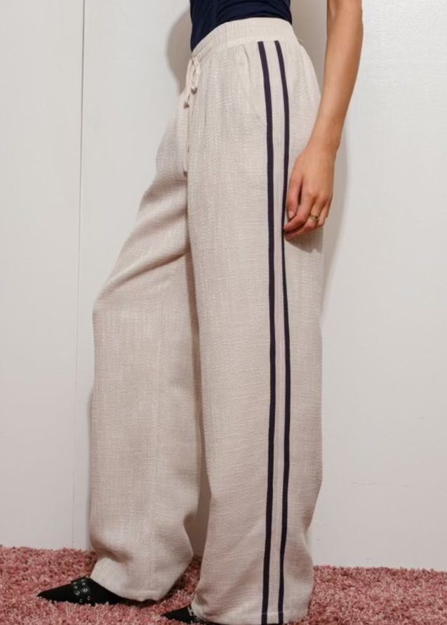 Tweed Track Pants