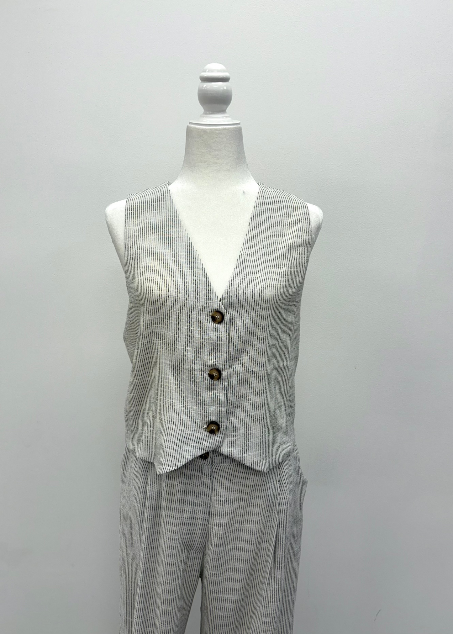 Pin Stripe Vest