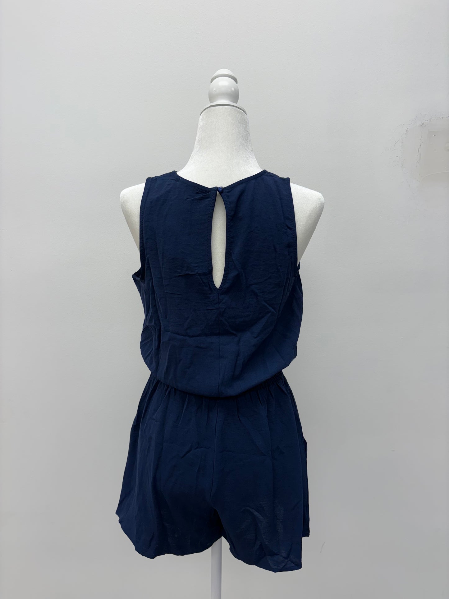 Navy Romper
