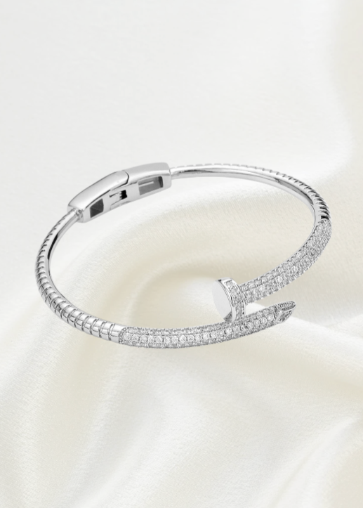 Silver Nail Bracelet