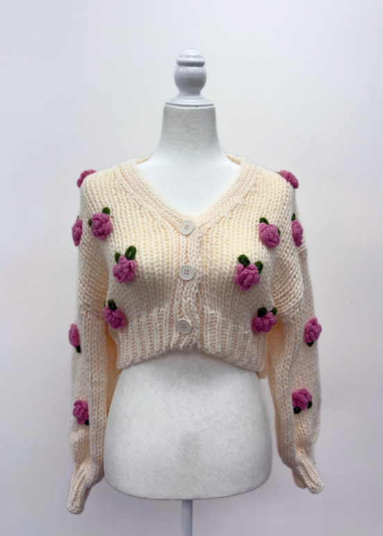 Rosy Cardigan