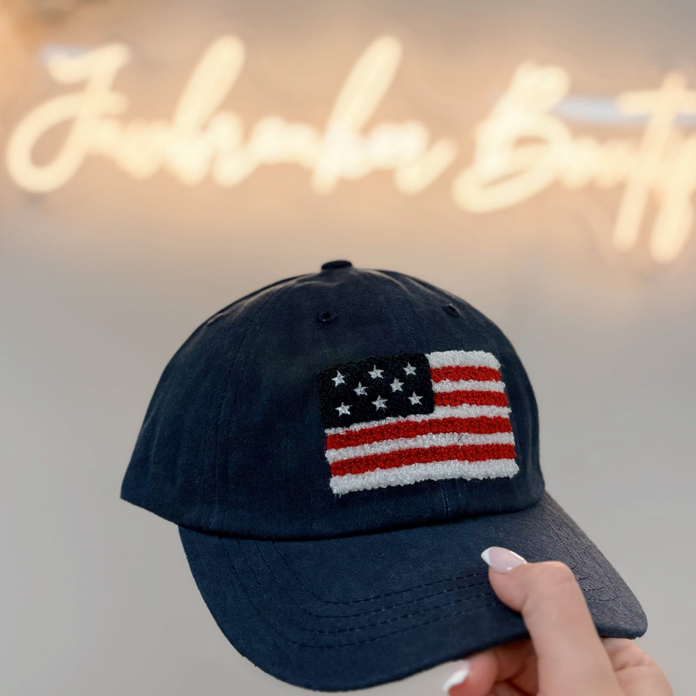 American Flag Baseball Cap