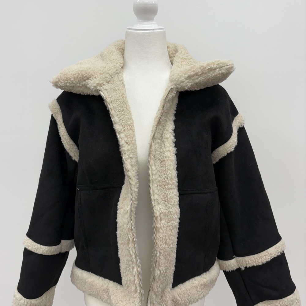 Suede Shearling Jacket