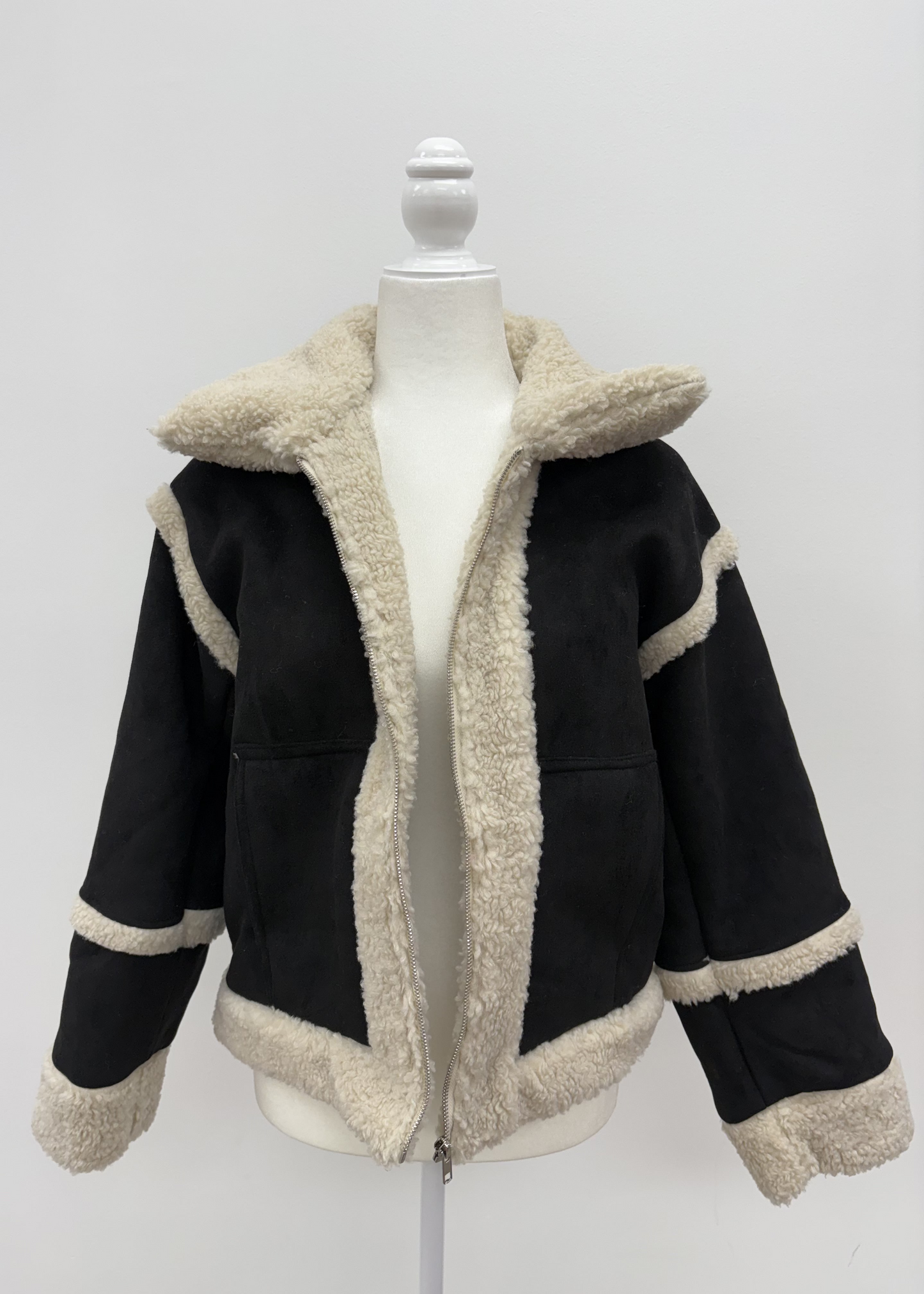 Suede Shearling Jacket