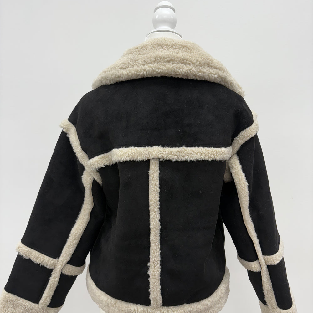 Suede Shearling Jacket