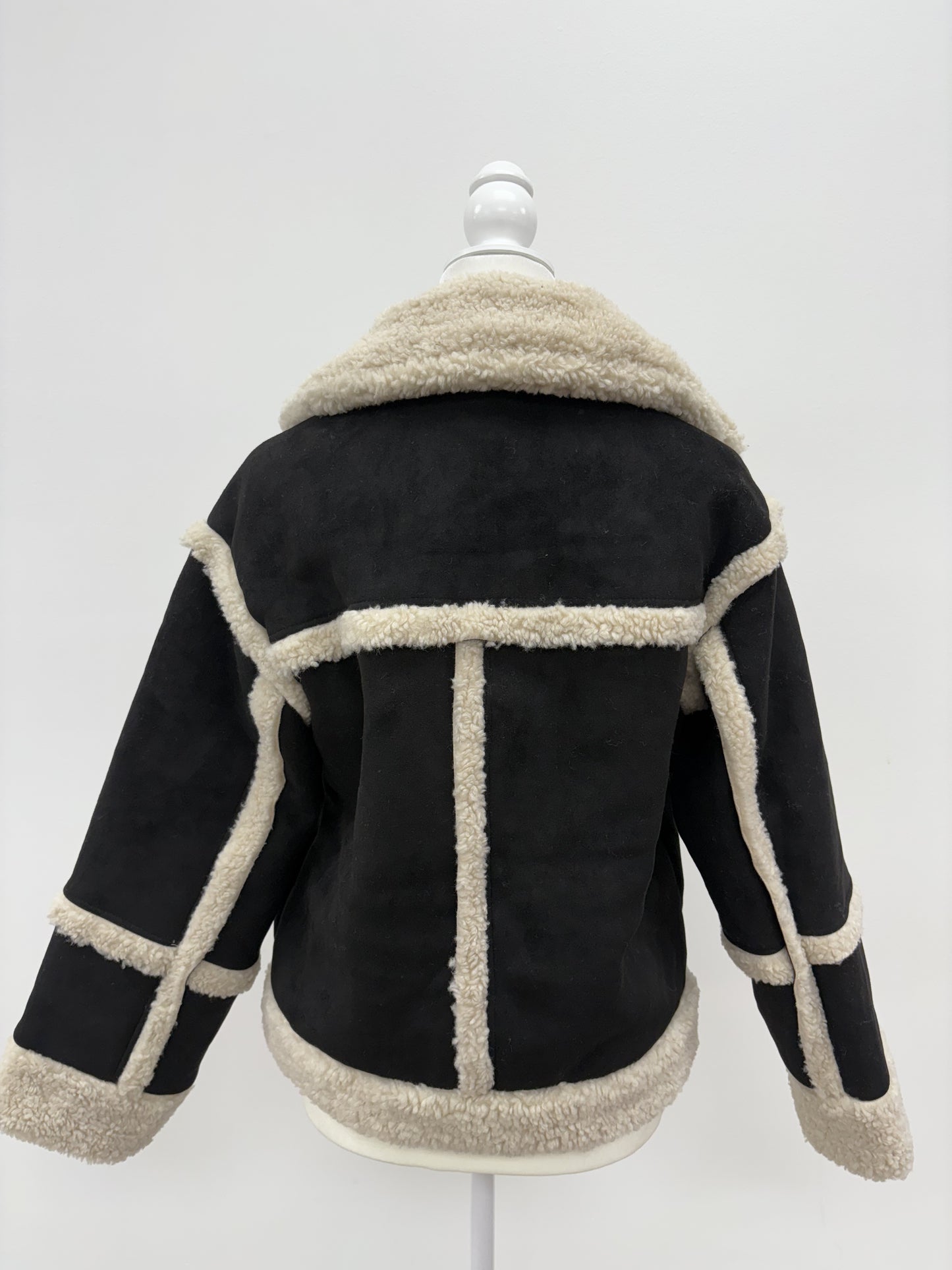 Suede Shearling Jacket