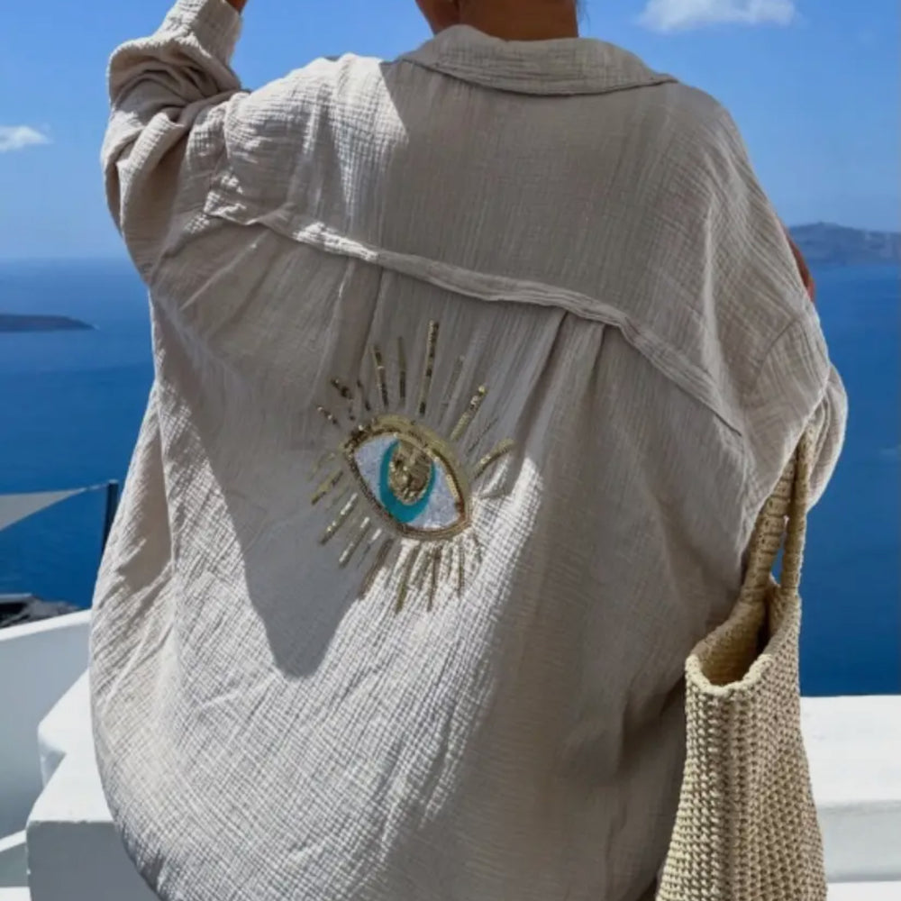 Evil Eye Gauze Shirt