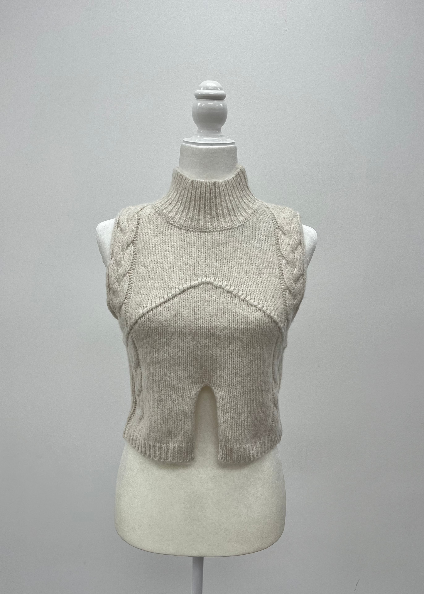 Oatmeal Mockneck Sweater