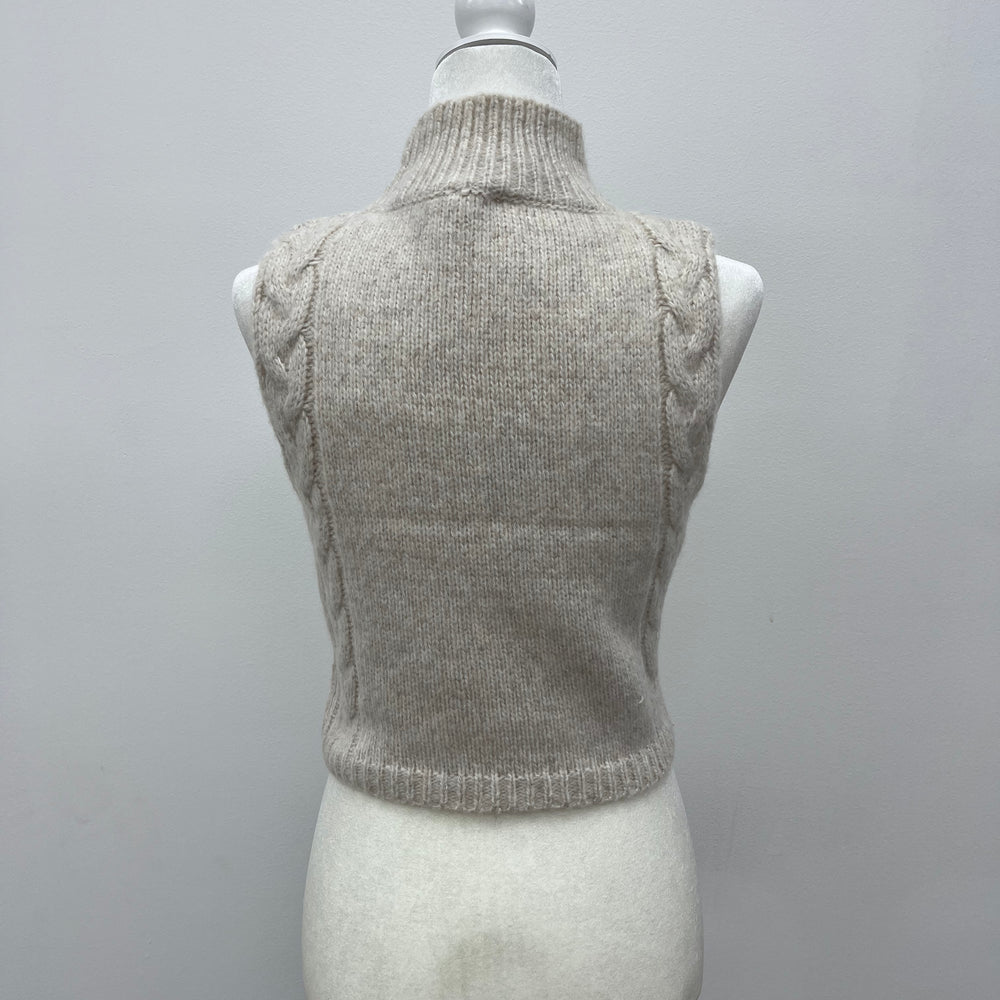 Oatmeal Mockneck Sweater