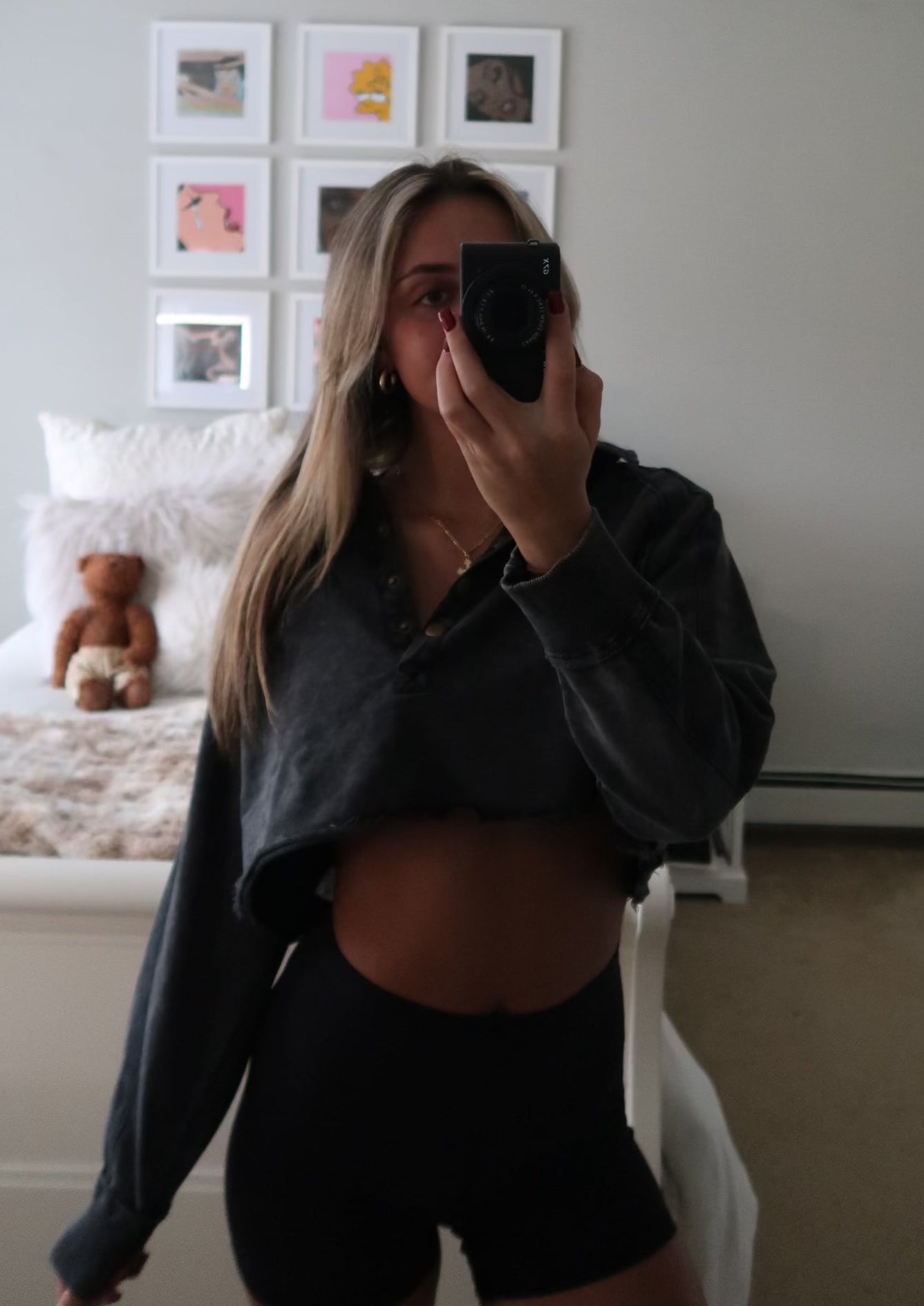 FP Dupe Cropped Sweatshirt Black