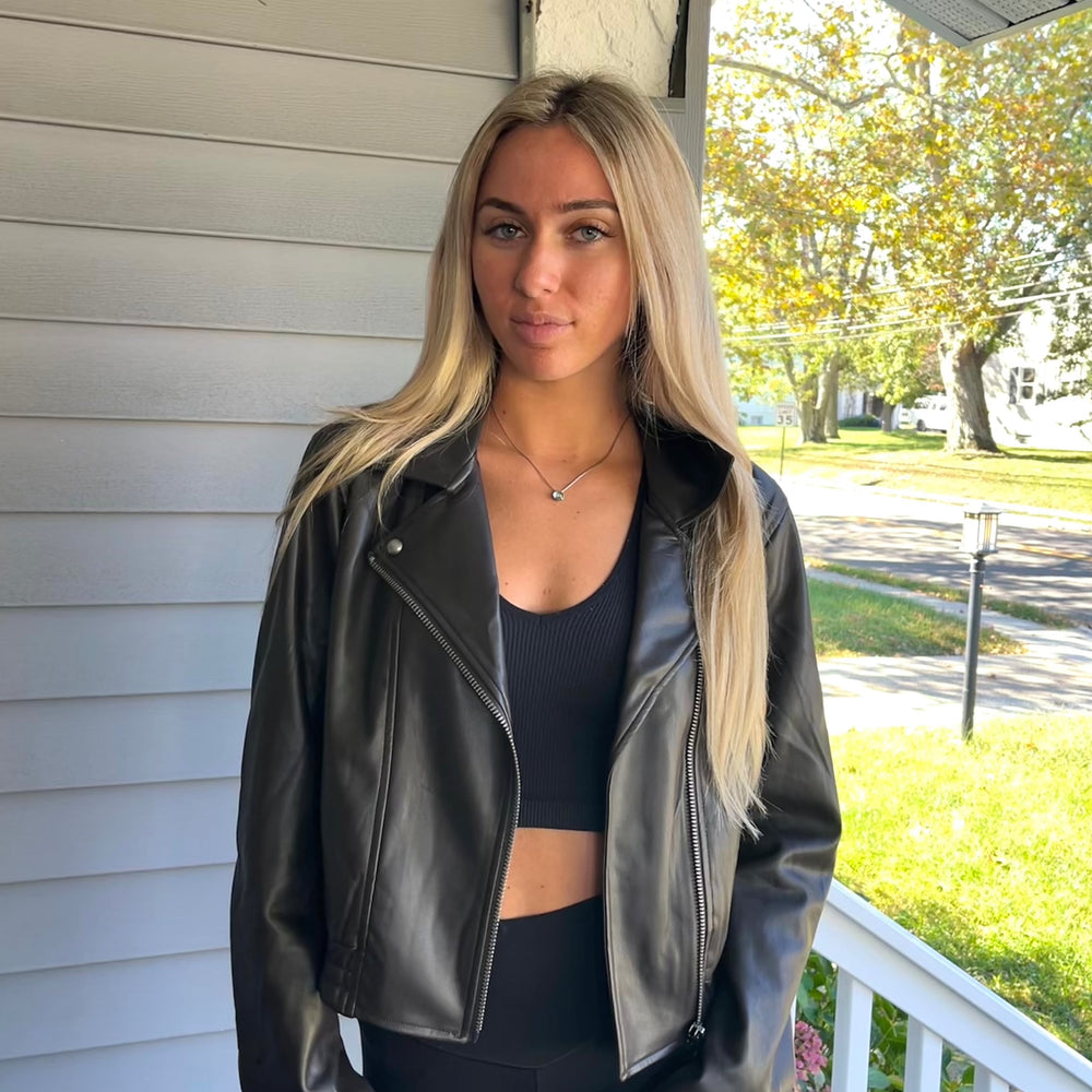 Mocha Leather Jacket