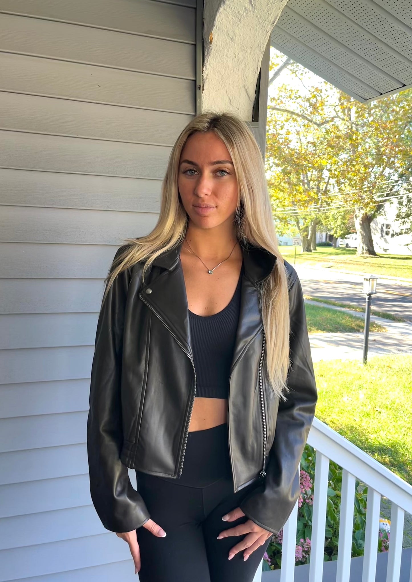 Mocha Leather Jacket