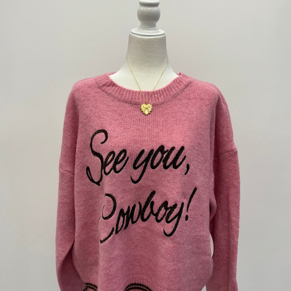 See You Cowboy Sweater