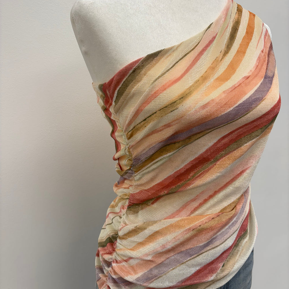 
                  
                    Creamsicle Mesh Top
                  
                