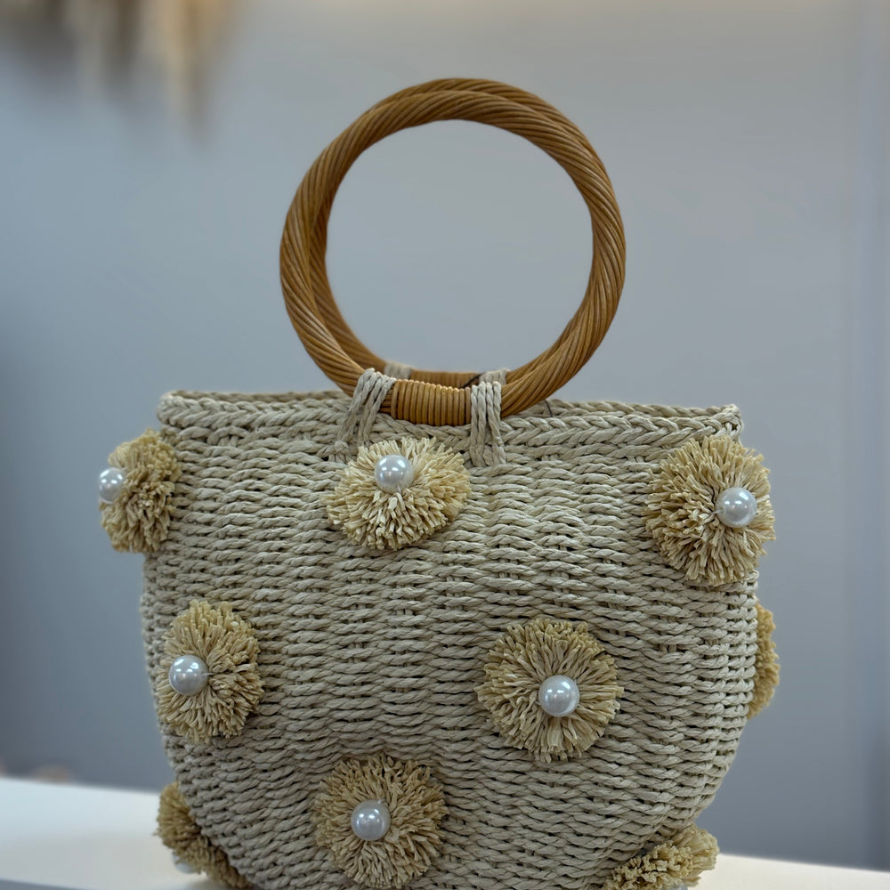 Straw Bucket Bag