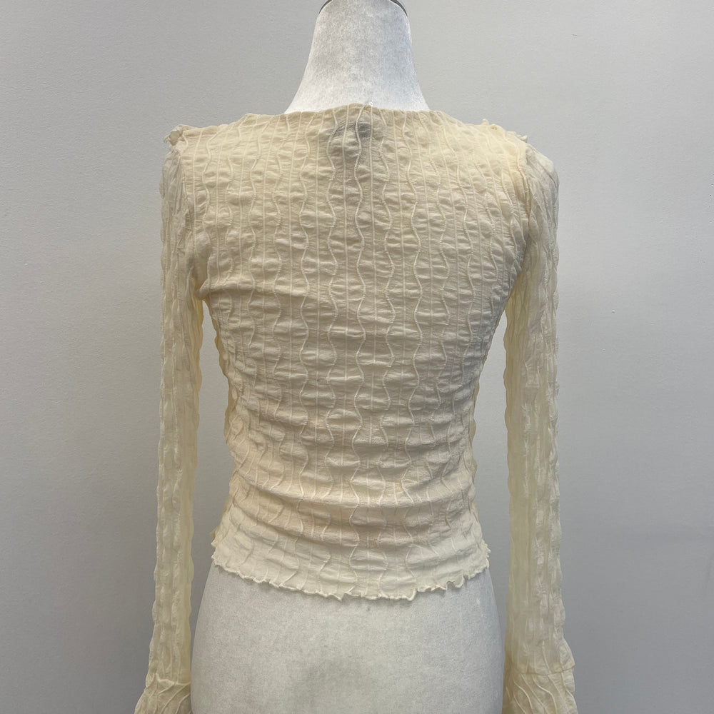 Cowgirl Ruffled Long Sleeve Top