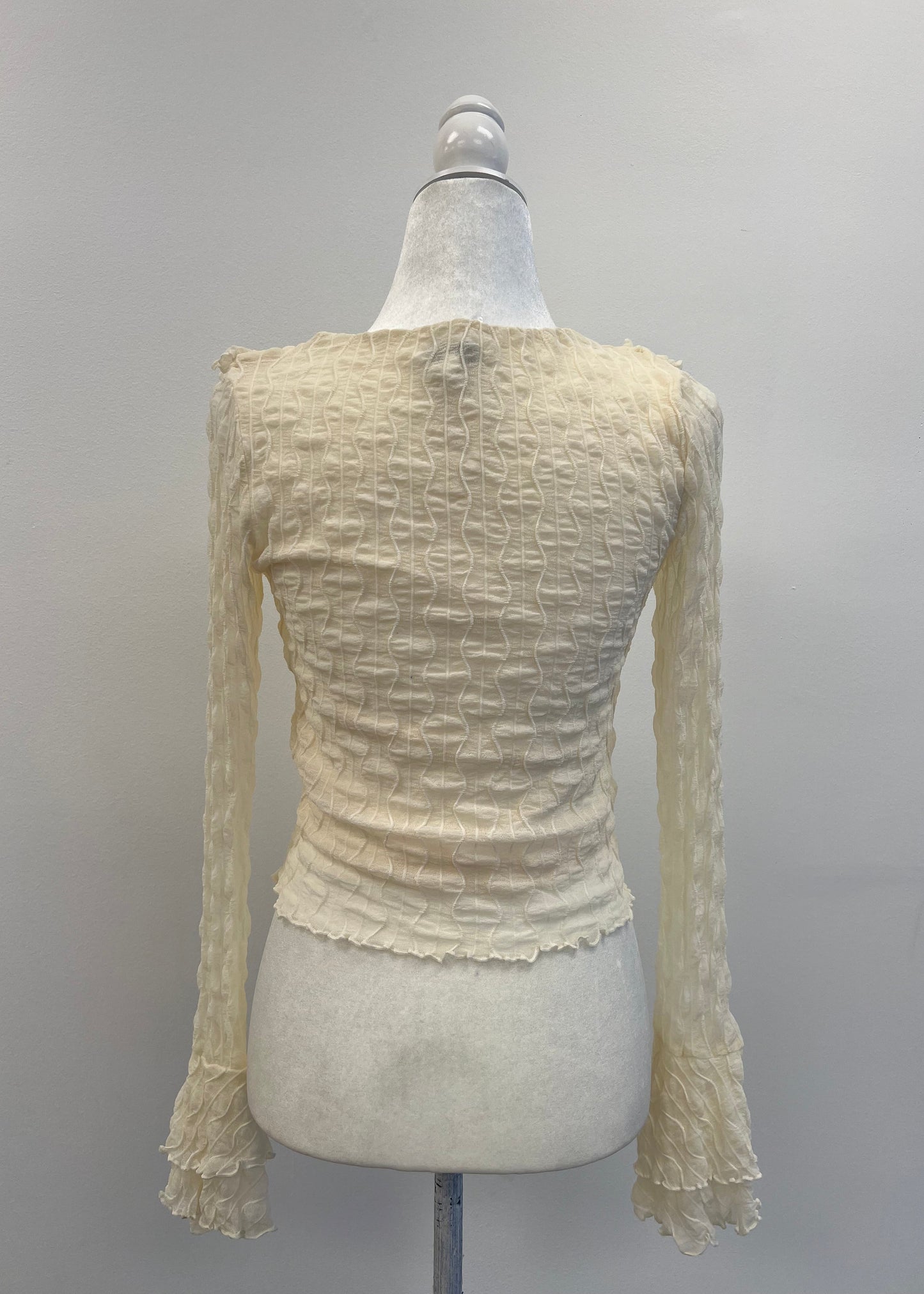 Cowgirl Ruffled Long Sleeve Top