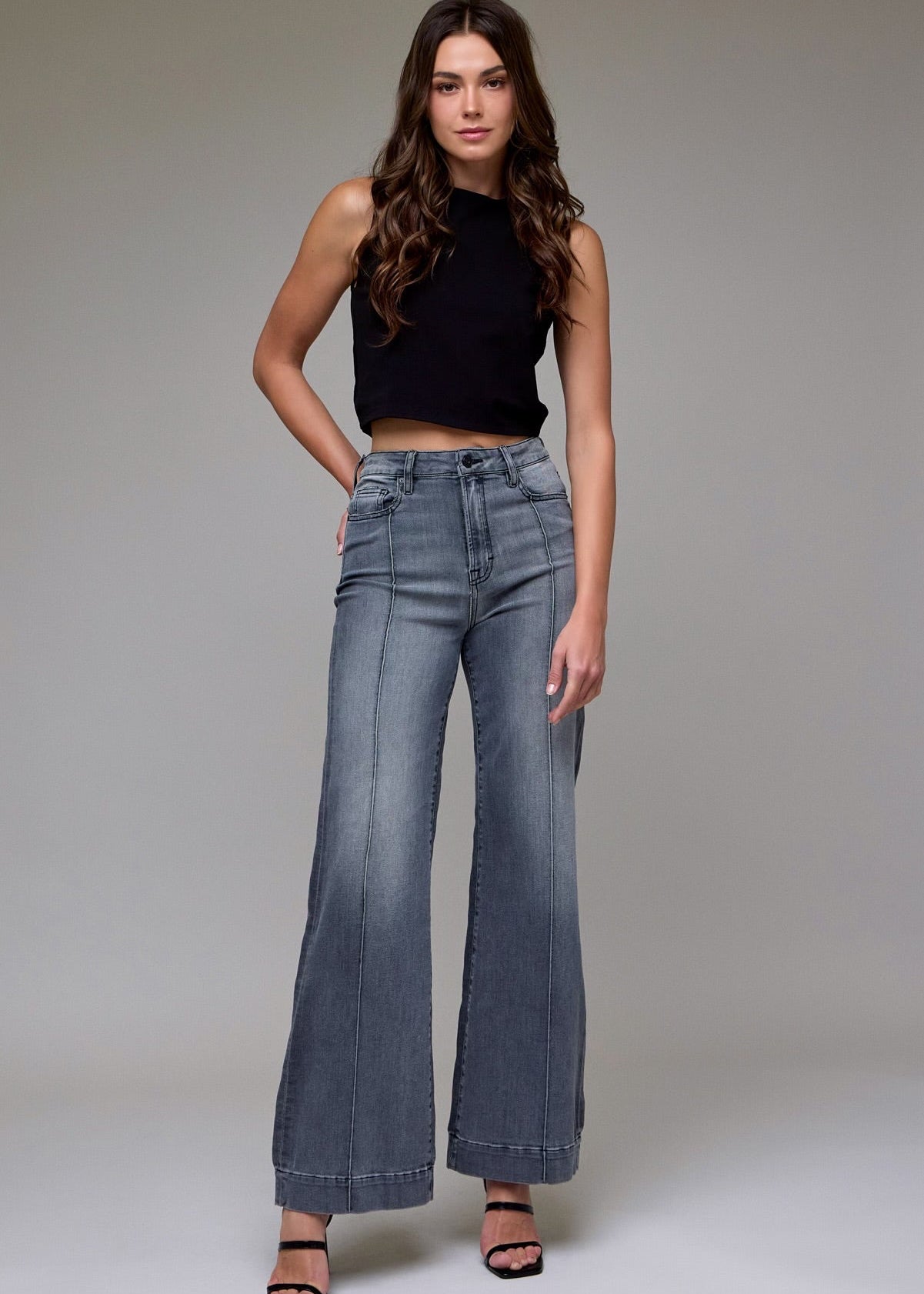 Morning Fog Flare Jeans