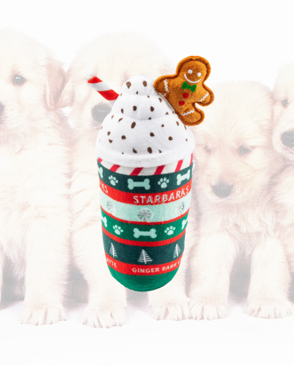 Gingerbark Latte Dog Toy