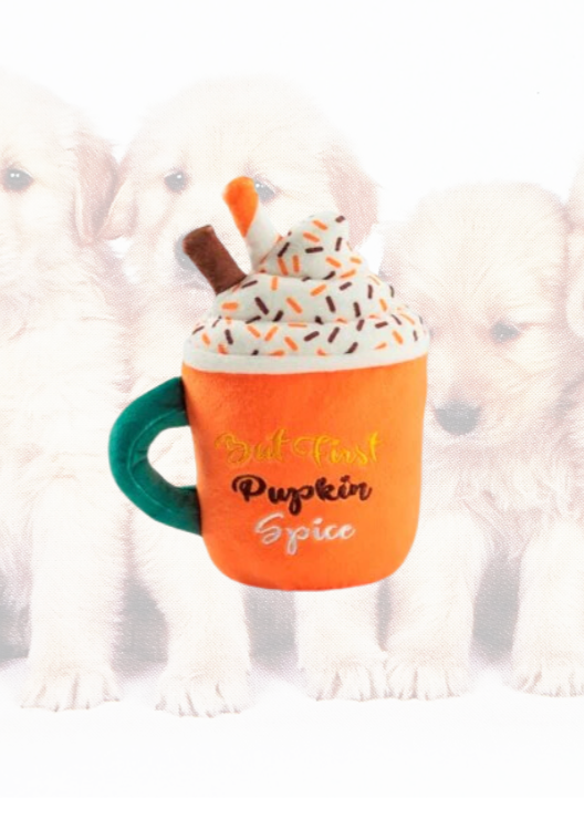 Pupkin Spice Latte Dog Toy