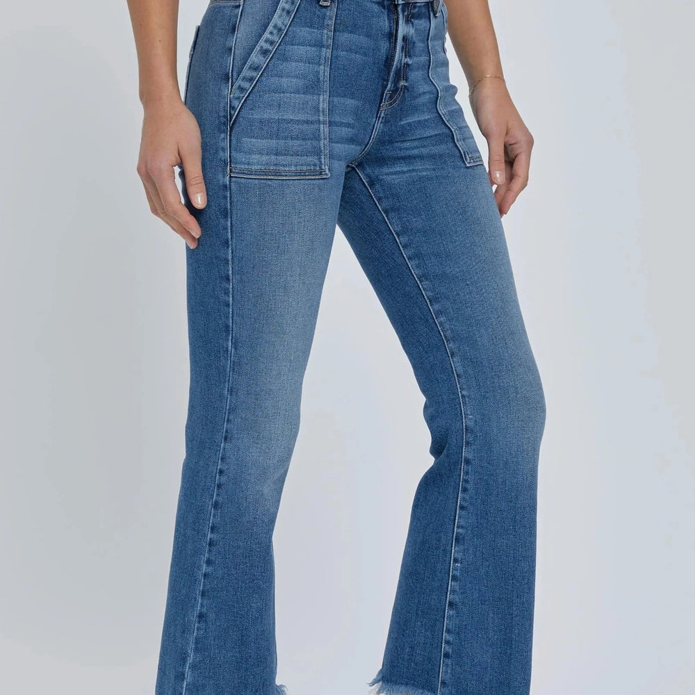 
                  
                    Happi Cargo Flare Jeans
                  
                