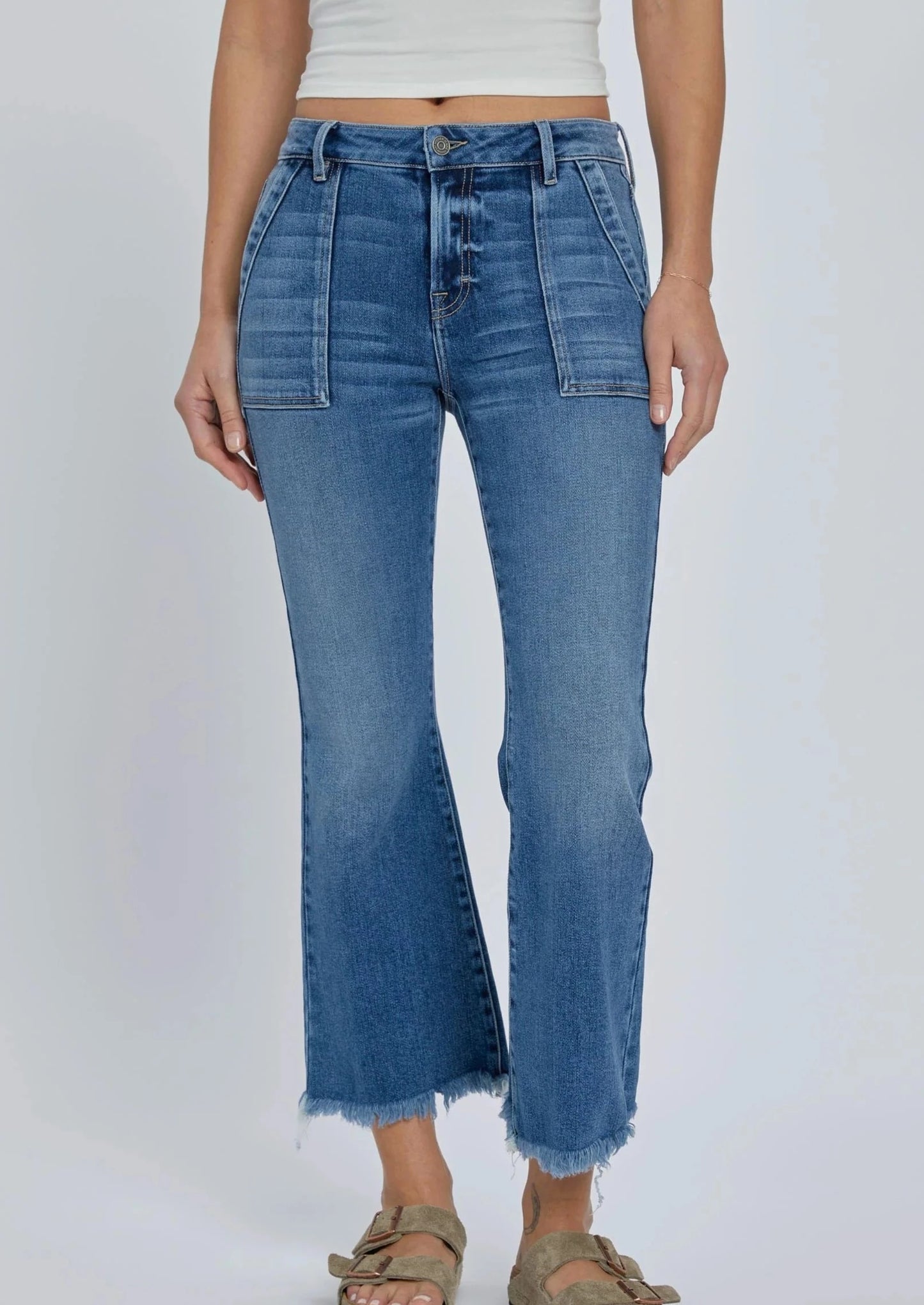 Happi Cargo Flare Jeans